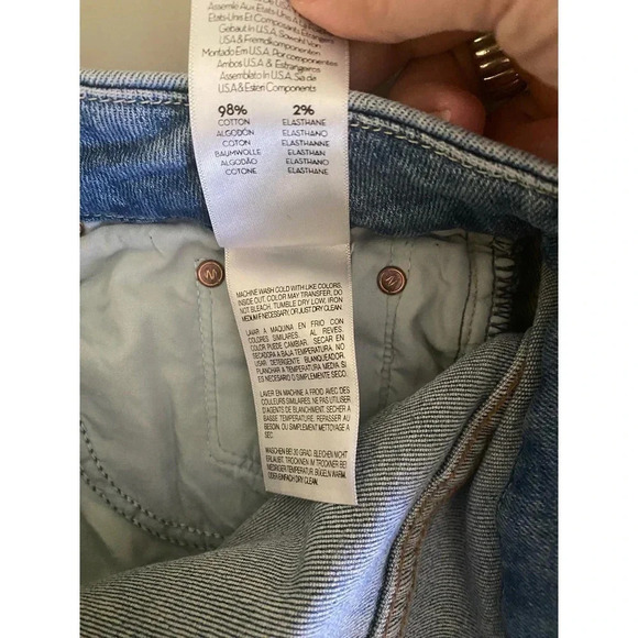 Mother The Looker Ankle Step Fray Jeans Exposed Secret Sister Size 26 - Picture 12 of 13